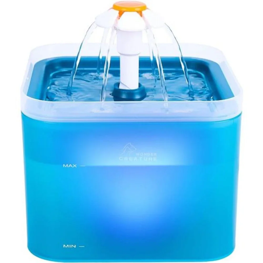 Cat Water Fountain, 67oz/2L Automatic Cat Drinking Fountain, Pet Water Fountain